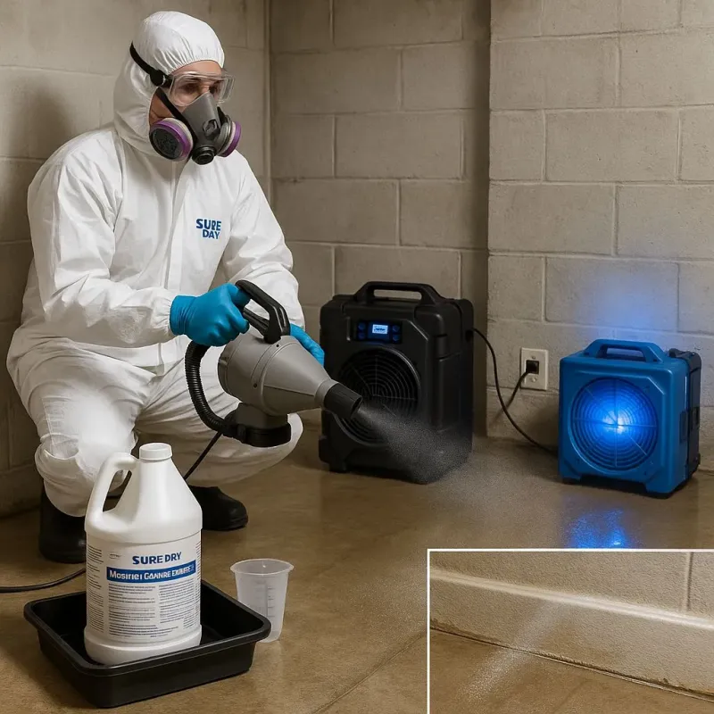 Sanitization and Odor Removal process in El Cerrito Corona, CA