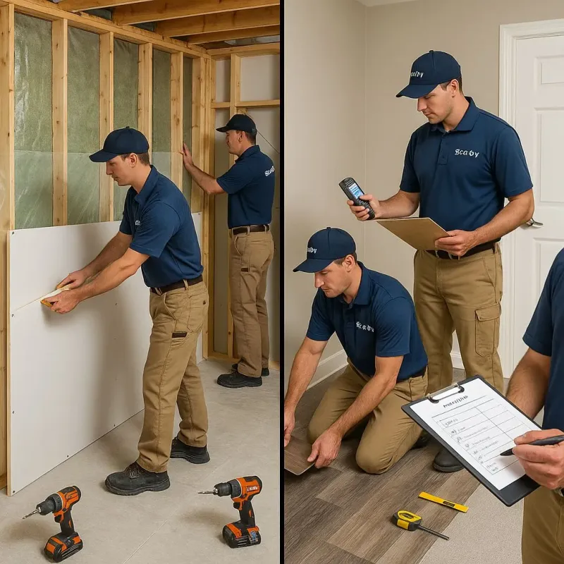 Repairs and Reconstruction process in El Cerrito Corona, CA